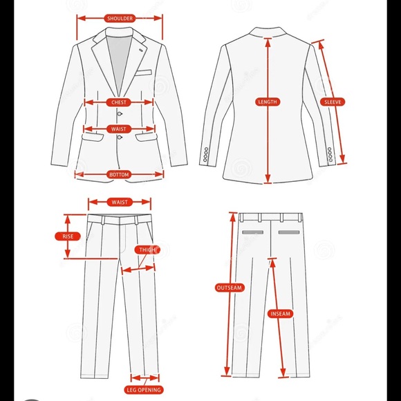 INDOCHINO Hemsworth Charcoal Suit and Vest, 38R - Picture 4 of 4